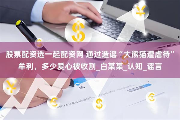股票配资选一起配资网 通过造谣“大熊猫遭虐待”牟利，多少爱心被收割_白某某_认知_谣言